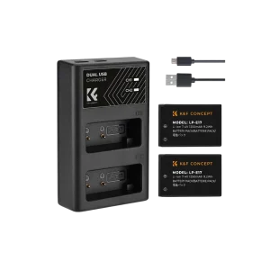 Kit de 2 Baterias LP-E17+CARGADOR DUAL K&F CONCEPT KF28.0014